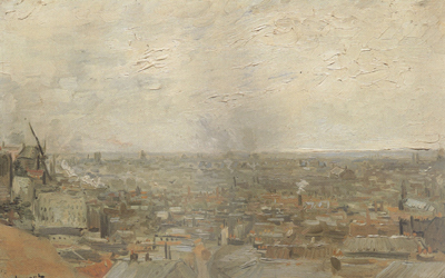 Vincent Van Gogh View of Paris from Montmartre (nn04)